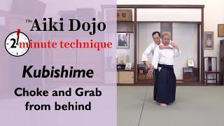 Kubishime - The Aiki Dojo 2 Minute Technique #aikido #aikidocenterla #aikidosalamancaaikikai #budo