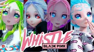 [MMD] Luka.Gumi.Miku.Haku - BLACKPINK / WHISTLE + MODEL DL