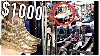 Playing For $1000 Sneakers In The KeyMaster Arcade Game!!! Yeezy 350 Boost & Air Jordans!!!!