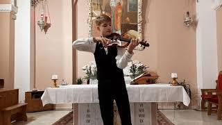 Bach - Fugue from Violin Sonata No. 1 in G Minor, BWV 1001. Алексей Тищенко.