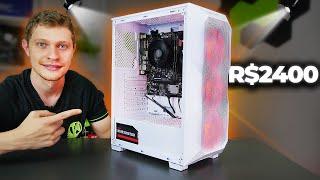 PC GAMER BARATO (R$2400) PARA RODAR JOGOS E FAZER UPGRADES! COM TESTES (PC AMD 2024)