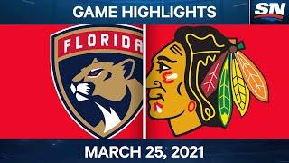 NHL Game Highlights | Panthers vs. Blackhawks – Mar. 25, 2021