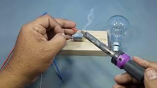 How to Create 220v Free Energy Light using DC Motors #freeelectricity #experiment #freeenergy