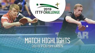 Tom Jarvis vs Marek Badowski | 2019 ITTF Polish Open Highlights (1/4)