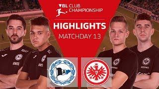 Arminia Bielefeld - Eintracht Frankfurt | Highlights - 13. Spieltag | VBL Club Championship 2019/20