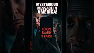 "Mysterious Message Shocks America – Accept Slavery?" #facts #mystery #shorts #rapidhistory