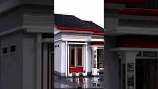 UKURAN 7X10 WARNA PUTIH DAN MERAH GAMBAR RUMAH MINIMALIS TERBARU #gambarrumahminimalis #rumah