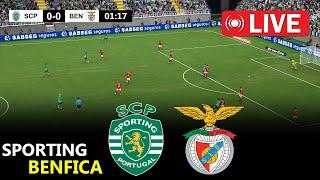 EM DIRETO: Sporting CP x Benfica |  Taça Da Liga |  Transmissão completa da partida