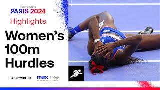 INSANE ENDING!  | Women's 100m Hurdles Final Highlights | #Paris2024 #Olympics