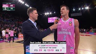 Sam Mennenga post-game interview vs Tasmania JackJumpers - Round 17, NBL25