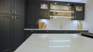 CRL Quartz Messina installed in kitchen showroom