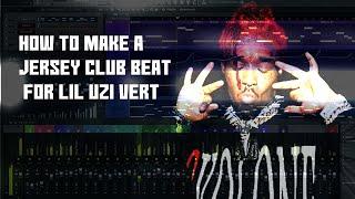 How To Make A Jersey Club Beat for Lil Uzi Vert - FL Studio 20 #jerseyclub  #liluzivert #flstudio