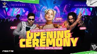 FFWS Global Finals 2024 Opening Ceremony ft Alok, Anitta, Matuê