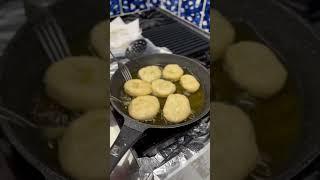 | Frying Small Pizza | Satisfying | #NCstyle #viral #shorts #trending #satisfying #friedpizza