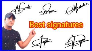 How to do signature like a billionaire | Best signature styles | Signature