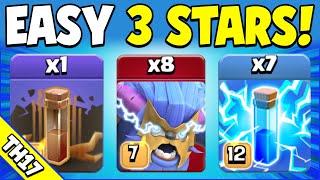 Super Yeti Zap Quake is EXTRA POWERFUL! Easy TH17 Attack Strategy (Clash of Clans)
