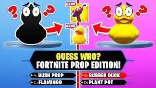 Guess Who PROP HUNT! *NEW* Game Mode! in Fortnite