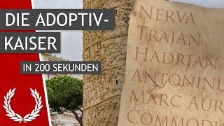 Die Adoptivkaiser in 200 Sekunden (Römische Kaiser Teil 3/3)