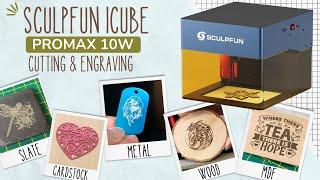 Sculpfun iCube ProMax 10w Laser Engraving Machine Review