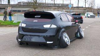Crazy TUNER Cars arriving on a Carshow | Hall of Fame 2023