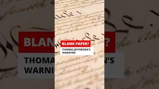 Are We Turning the Constitution into a Blank Paper?