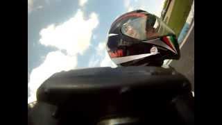 On board circuit Carole ducati 1199 record 1'04"58