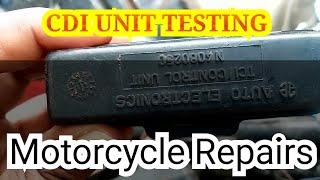 CDI | Unit testing | TVS Flame | motorcycle