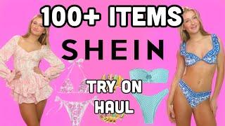 HUGE SUMMER SHEIN TRY ON HAUL 2023!! | over 100 items! bikinis, tops, jewelry and beach accessories!