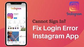 Fix Instagram Login Error | Instagram Sign In Problem iPhone