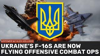 Ukraine's F-16s are now flying multiple combat missions per day