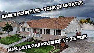 6 Bed 3 Bath Eagle Mountain Rambler Home for Sale with Man Cave/Garage (Real Estate)