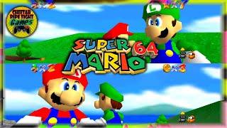 What Happens When A Non-Gamer Plays Super Mario 64 Splitscreen