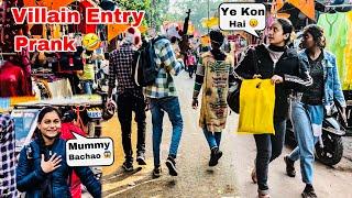 Villain Entry In Market Funny Reaction  || Kanpur Ka Villain || Prank On Public