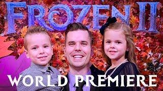 WE WENT TO THE FROZEN 2 WORLD PREMIERE!! (KIDS GET SURPRISED )