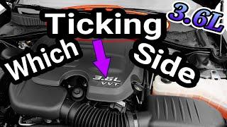 Pentastar V6 problems. How to find ROCKER ARM NOISE (which side) 3.6 engine ticking noise.