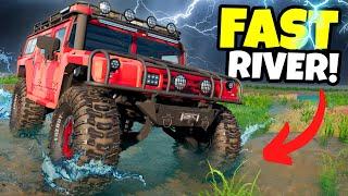 Testing My NEW Favorite Mod Against a DANGEROUS RIVER in BeamNG Drive Mods!