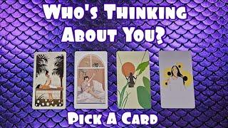 "WHO'S THINKING ABOUT YOU LATELY & WHY?" +Messages/Names/Charms/Details  Pick A Card Tarot Reading