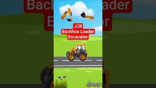 JCB Backhoe Loader Excavator Bruder Construction Vehicles #jcb #backhoe #excavator
