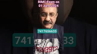 Latest Update on RIMC Entrance Exam June 2024 | RIMC June 2024 Exam Date is 01 June 2024