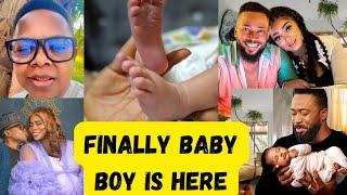 Peggy Ovire and Fredrick Leonard welcomes a BABY BOY with a Friend & Colleague Chinedu Ikedieze