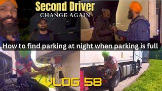 Germany  mai raat ko parking milna mushkil/ vlog-58/Second driver  changed again / mrsinghvlogz