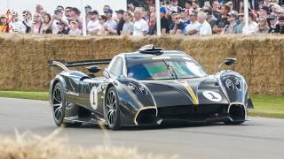 Pagani Huayra R INSANE V12 Sounds at Goodwood FOS Hillclimb!