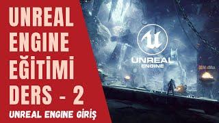 Unreal Engine Dersleri ve Temel Giriş Eğitimi - Ders #2 | Proje Yapısı ve Arayüzü 3DMADMAX