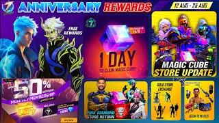 7th Anniversary Free Fire Rewards| Pink Diamond Store Return | Free Fire New Event | Ff New Event