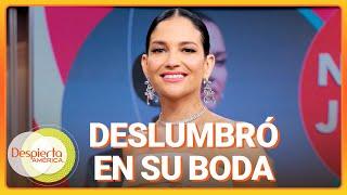 Natalia Jiménez se casó: el elegante vestido que usó para su boda | Despierta América | Hoy | 2 dic