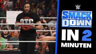 WWE SmackDown in 2 Minuten | Tribal Clash! REIGNS auf Kettenjagd! WWE Highlights 09.08.2024