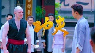 Martial Arts Film! World boxing champion disrespects Chinese martial arts, Kung Fu kid defeats him.