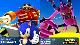 Sonic Dash Doctor Eggman & Zazz Boss Fight Gameplay