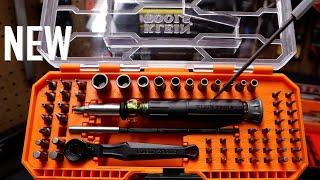 NEW Klein Tools 64 Piece Precision Ratchet Driver System Modbox - 32787