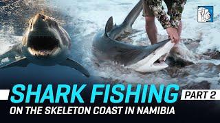 Shark fishing on the skeleton coast in Namibia | Part 2 | Ep.06 - 4K